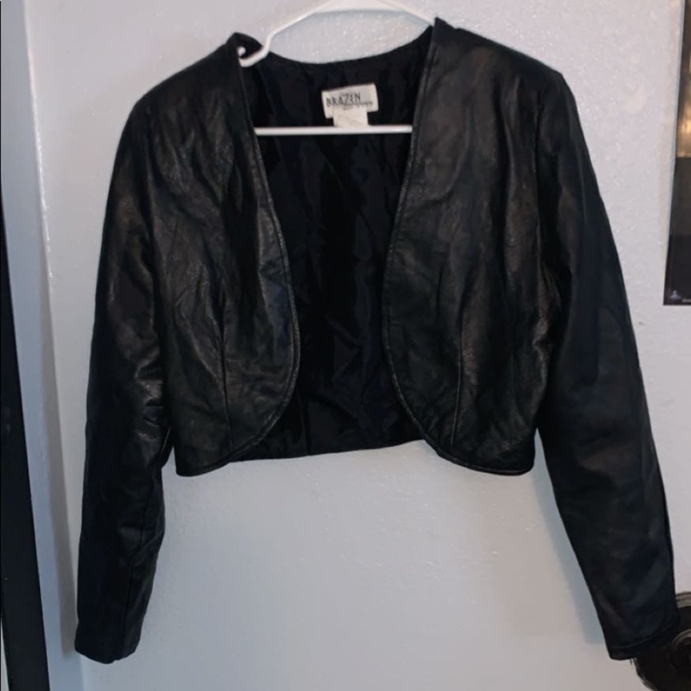 Leather jacket